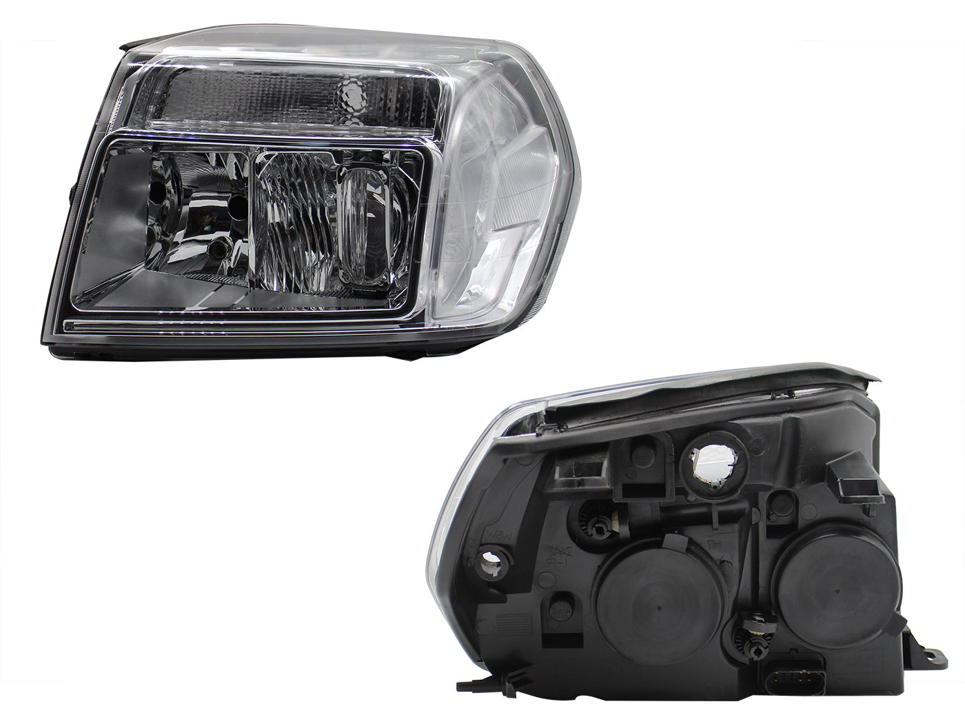 FARO IZQ FONDO CROMADO