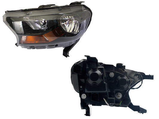 FARO IZQ F/NEGRO S/MOTOR C/MICA AMBAR (FOCO H7-HB3)