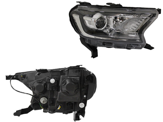 FARO DER F/CROMADO C/MOTOR C/LUPA C/MICA BLANCO