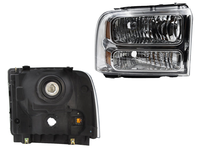 FARO DER F/CROMADO C/MICA AMBAR (F-450/F-550/EXCURSION)