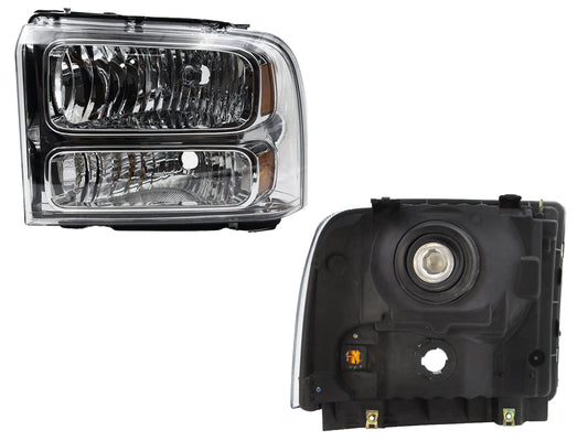 FARO IZQ F/CROMADO C/MICA AMBAR (EXCURSION 05-07)