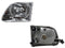 FARO IZQ F/CROMADO LISO C/AJUSTES (F-250/LOBO/EXPEDITION 97-02)