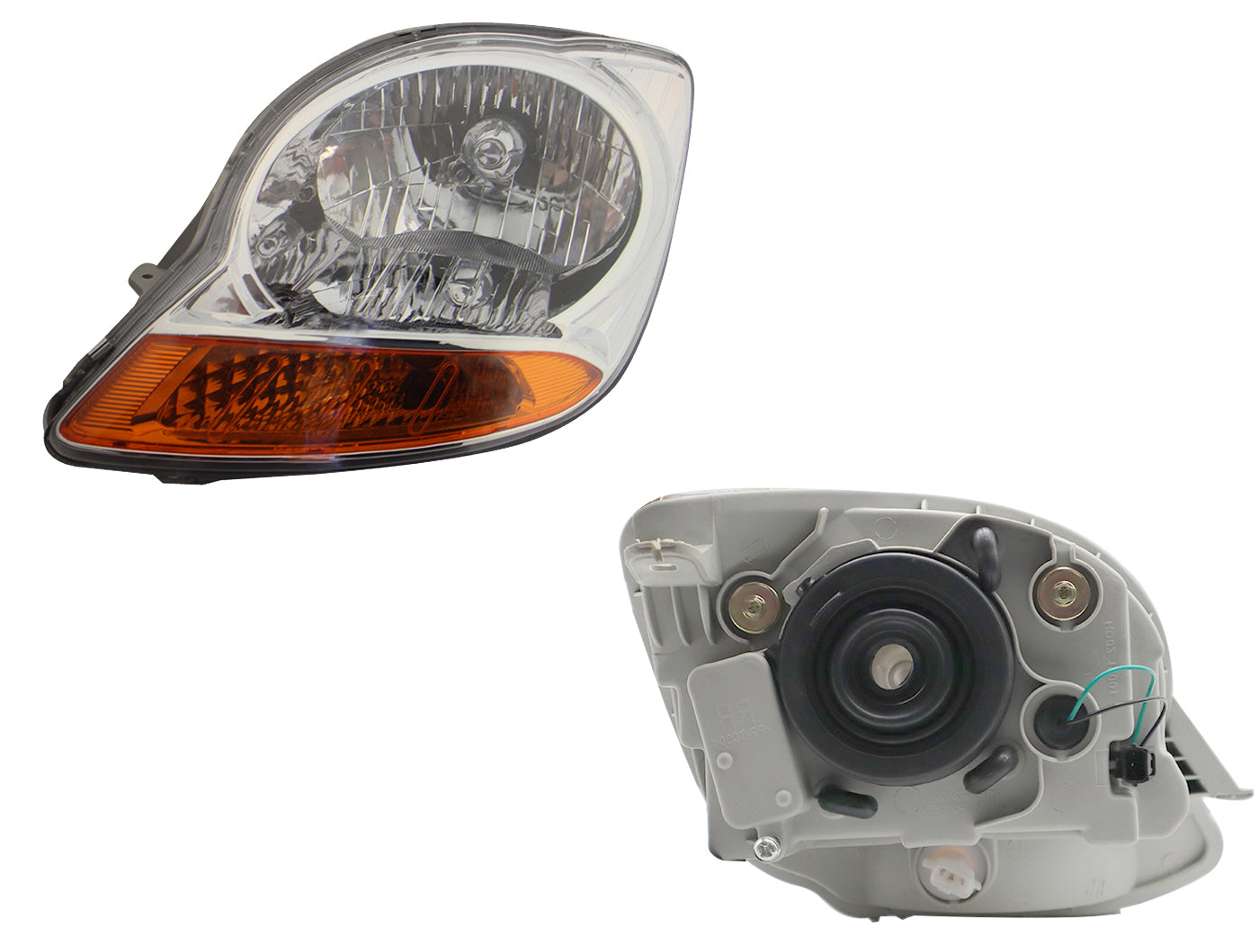 FARO IZQ F/CROMADO C/CUARTO AMBAR