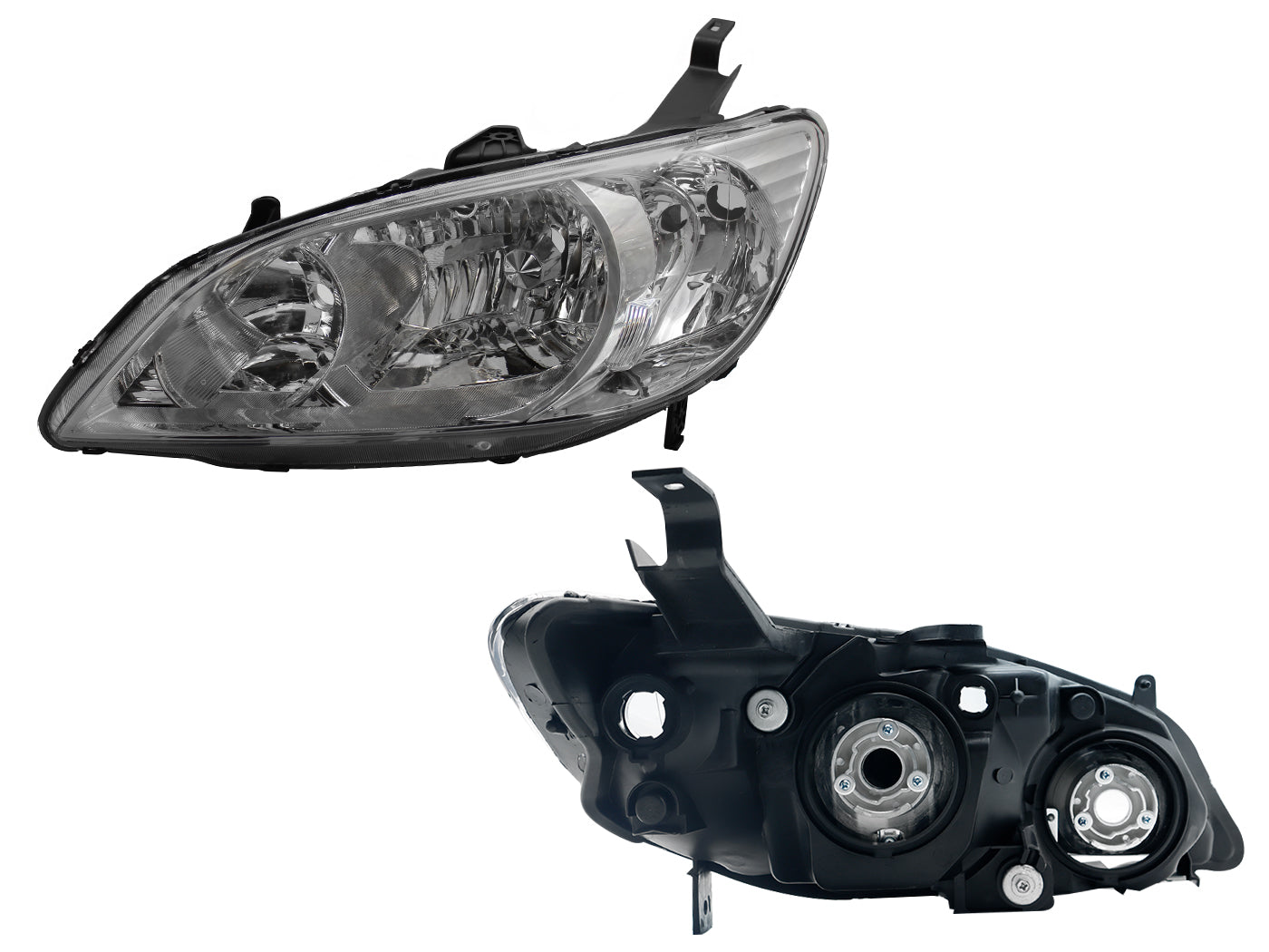 FARO IZQ FONDO CROMADO 2-4PTAS