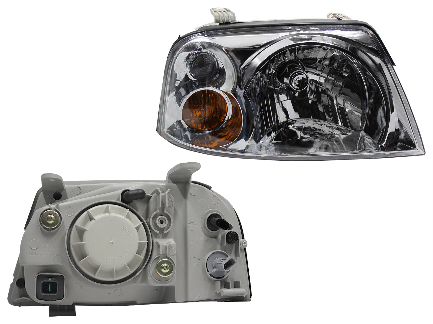 FARO DER F/CROMADO C/CUARTO AMBAR