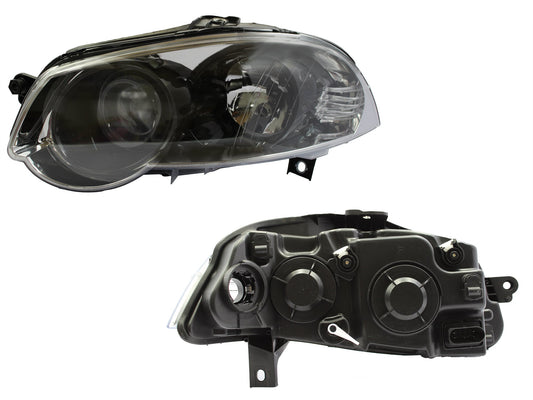 FARO IZQ F/NEGRO C/LUPA C/BICELES CROMOS