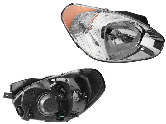 FARO DER F/CROMADO C/MICA AMBAR