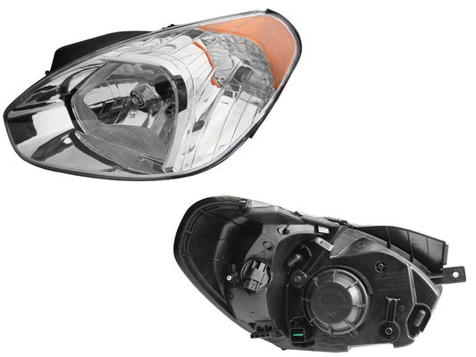 FARO IZQ F/CROMADO C/MICA AMBAR