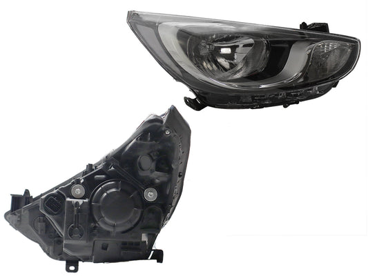 FARO DER F/CROMADO C/MOTOR (8PINES)