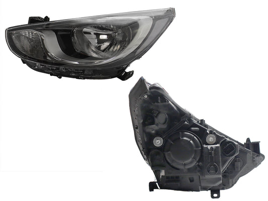 FARO IZQ F/CROMADO C/MOTOR (8PINES)