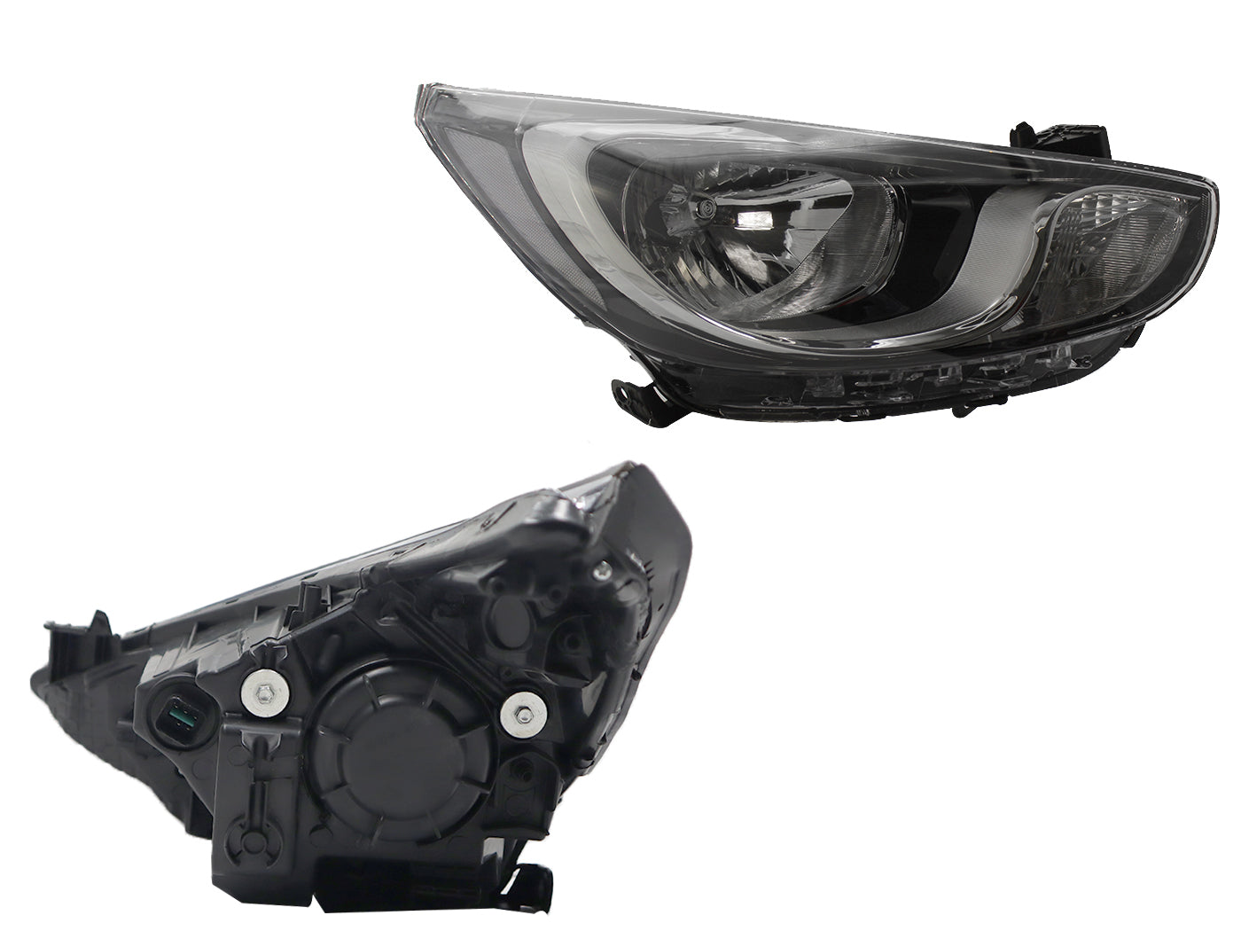 FARO DER F/CROMADO S/MOTOR (5PINES)