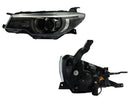 FARO IZQ F/CROMADO C/LED C/LUPA C/DRL