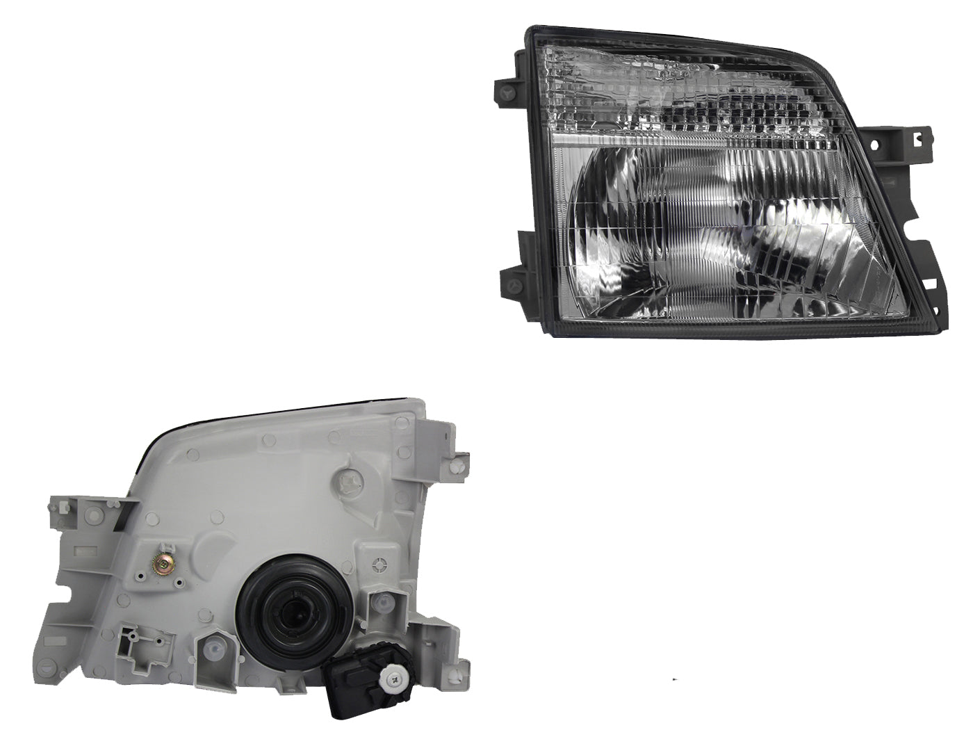 FARO DER F/CROMADO RAYADO