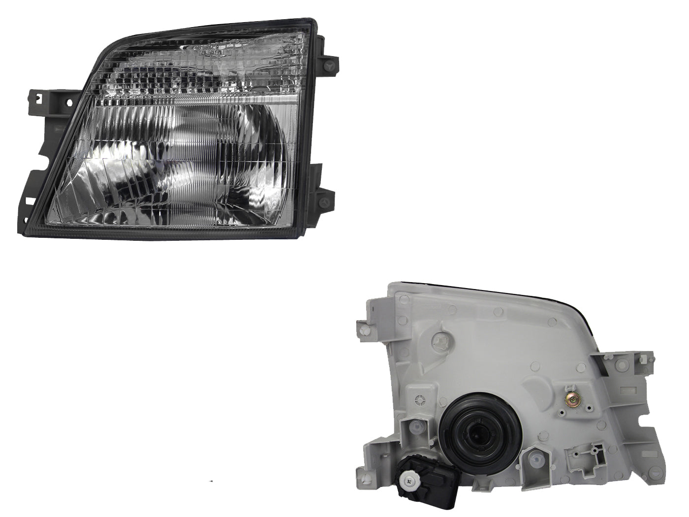 FARO IZQ F/CROMADO RAYADO