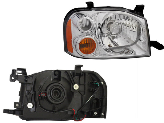 FARO DER F/CROMADO C/CUARTO MICA AMBAR (FRONTIER 2-4WD 11-15)