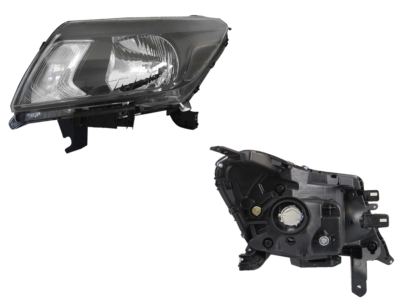 FARO IZQ F/NEGRO C/MICA BLANCA (SENCILLA/DOBLE CABINA S)