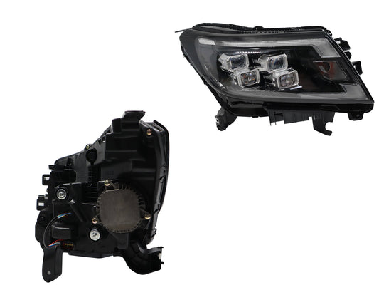 FARO DER F/CROMADO C/LED C/LUPA (PLATINUM/PRO-4X)