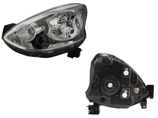 FARO IZQ F/CROMADO S/MOTOR