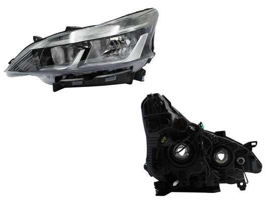 FARO IZQ F/CROMADO C/DRL