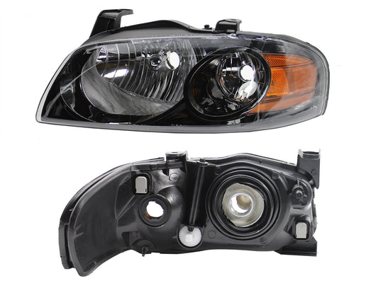 FARO IZQ F/NEGRO C/MICA AMBAR