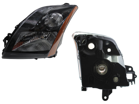 FARO IZQ F/NEGRO C/MICA AMBAR