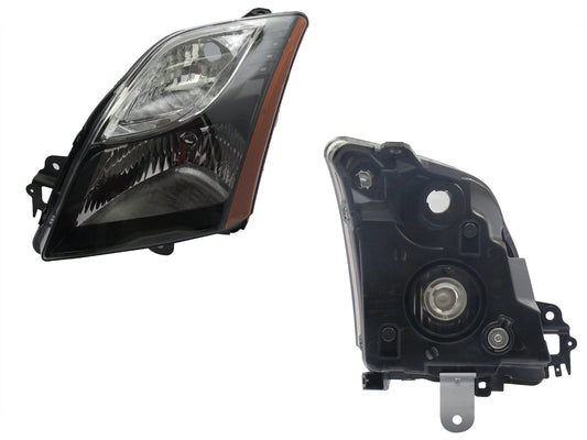 FARO IZQ F/NEGRO C/MICA AMBAR