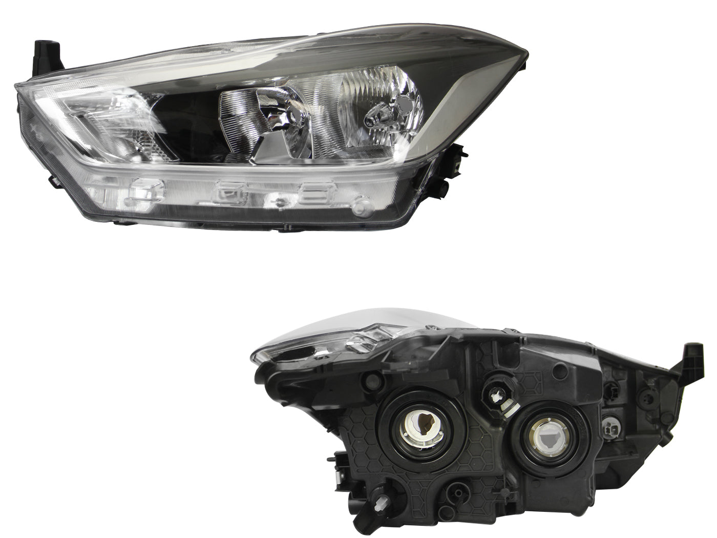 FARO IZQ F/CROMADO S/DRL