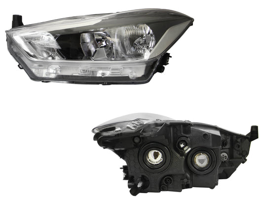 FARO IZQ F/CROMADO S/DRL