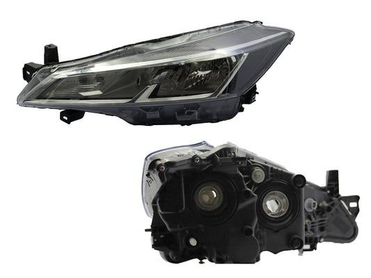 FARO IZQ F/CROMADO S/LED