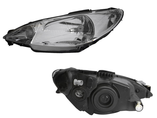 FARO IZQ F/CROMADO LISO UN AS