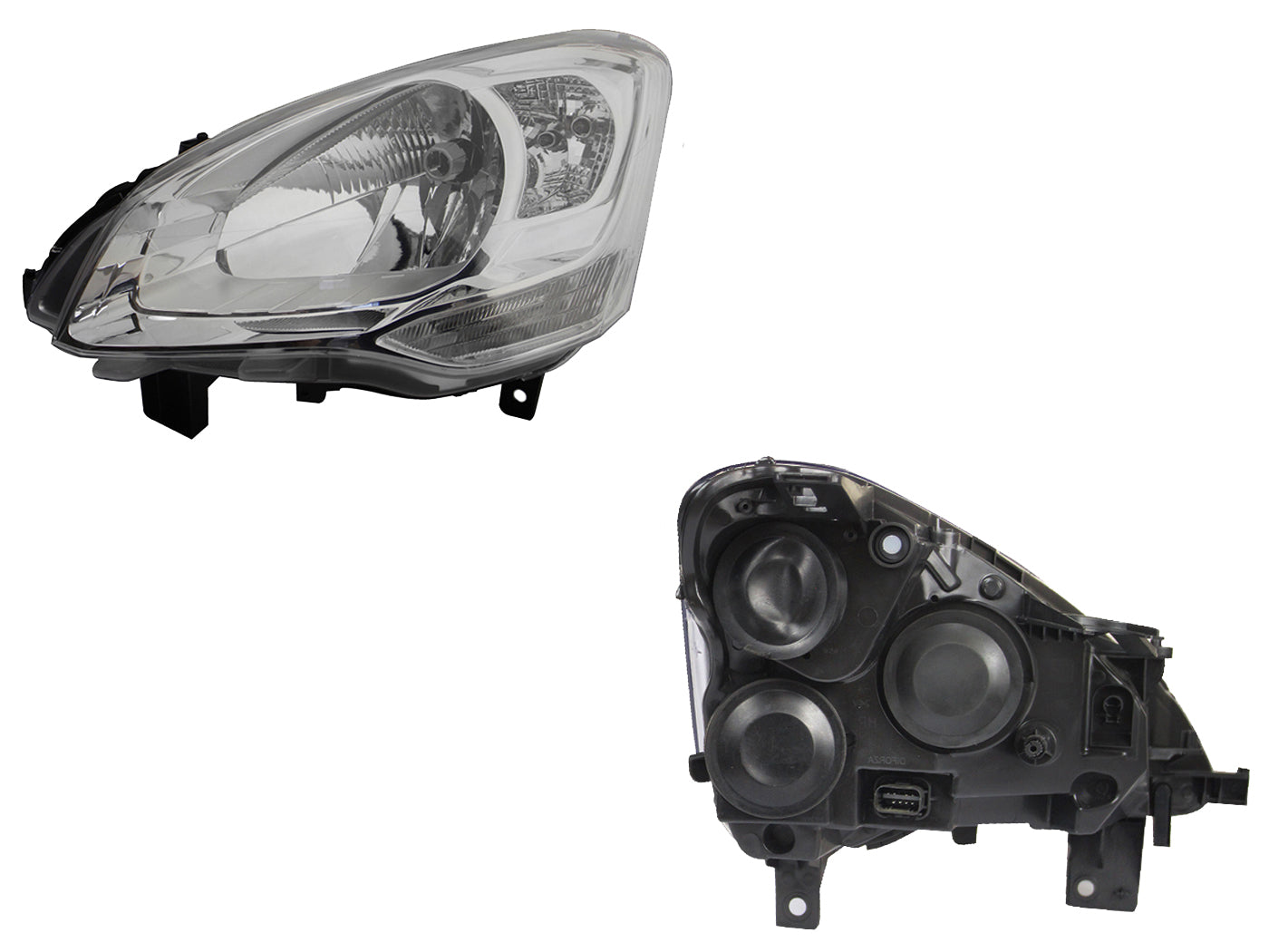 FARO IZQ FONDO CROMADO C/MOTOR