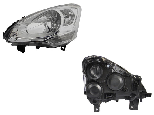 FARO IZQ FONDO CROMADO C/MOTOR