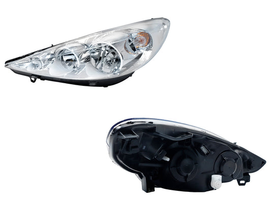 FARO IZQ FONDO CROMADO (MODELO LATINOAMERICANO)