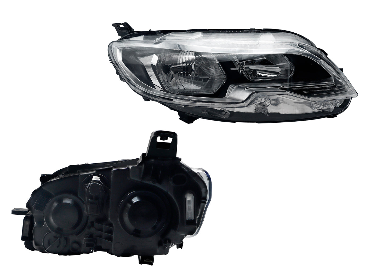 FARO DER F/CROMADO C/MOTOR