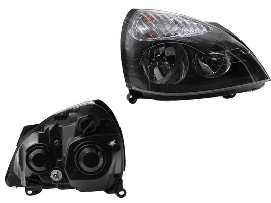 FARO DER F/CROMADO CON NEGRO