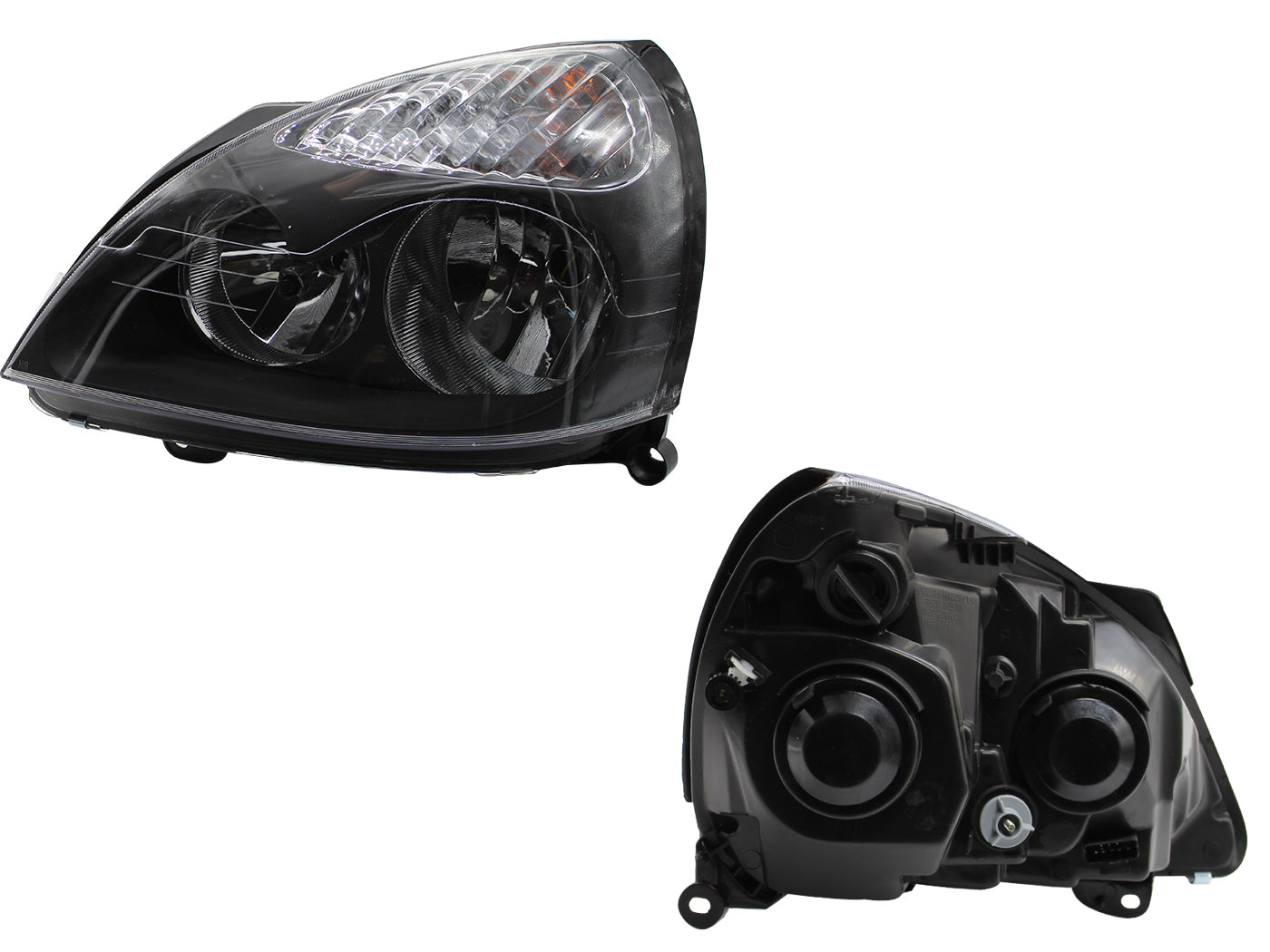 FARO IZQ F/CROMADO CON NEGRO