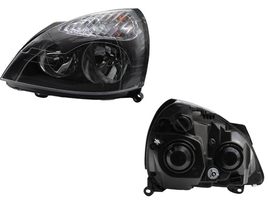 FARO IZQ F/CROMADO CON NEGRO