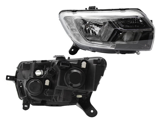 FARO DER F/CROMADO C/DRL (6PINES)