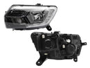 FARO IZQ F/CROMADO C/DRL (6PINES)