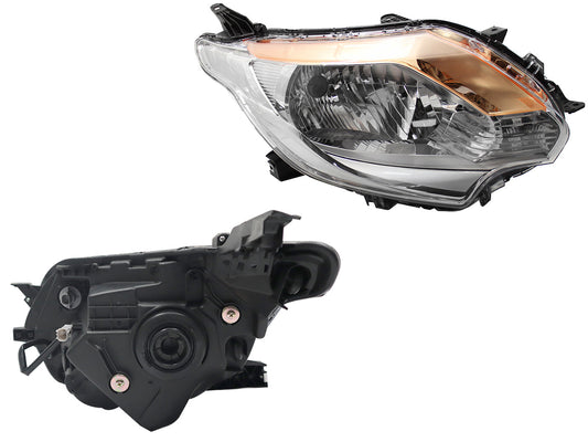 FARO DER F/CROMADO C/AMBAR