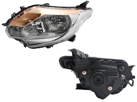 FARO IZQ F/CROMADO C/AMBAR