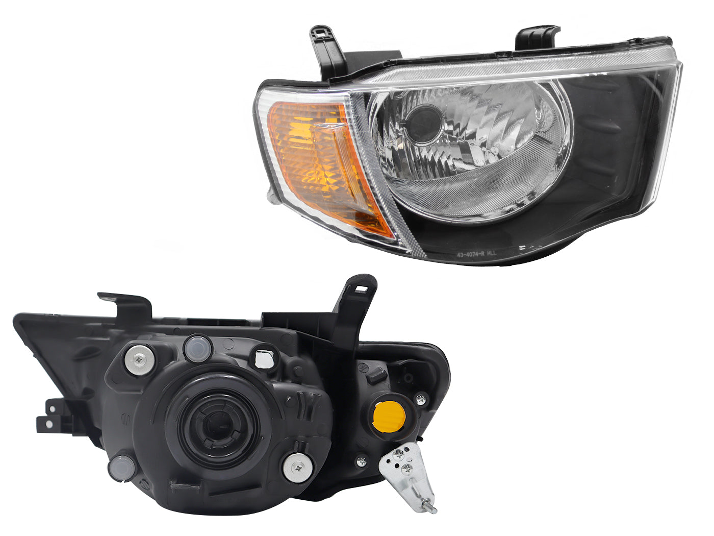 FARO DER F/CROMADO C/CUARTO AMBAR