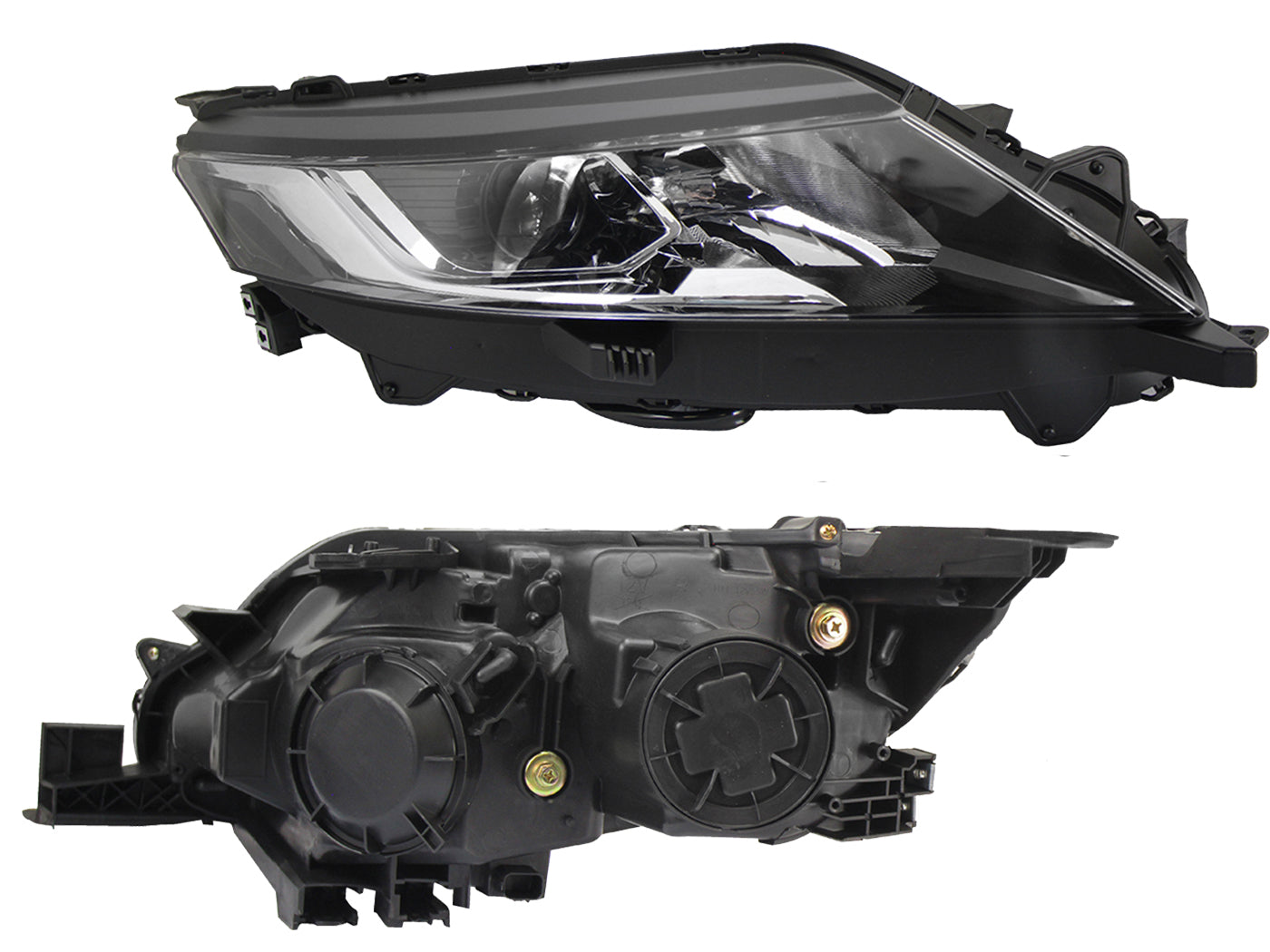 FARO DER F/CROMADO C/LUPA