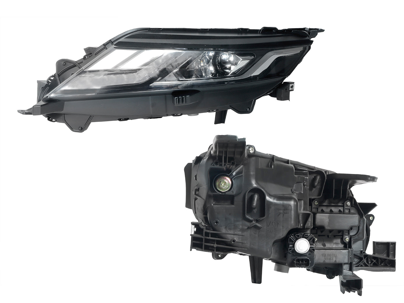 FARO IZQ F/CROMADO C/LED C/DRL C/LUPA