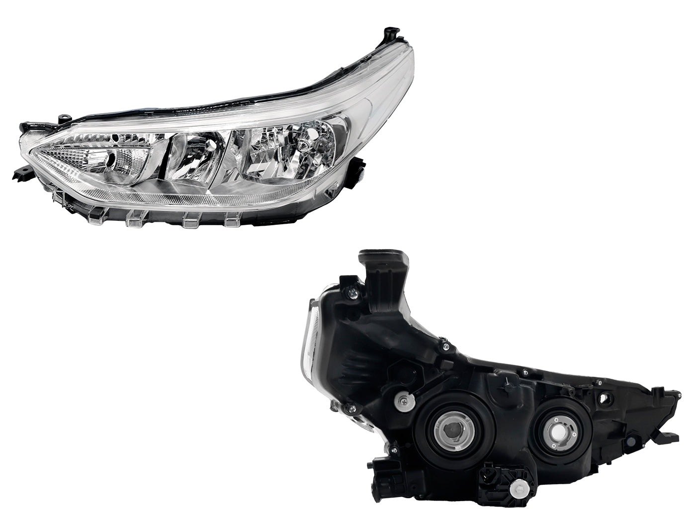 FARO IZQ FONDO CROMADO 4PTAS