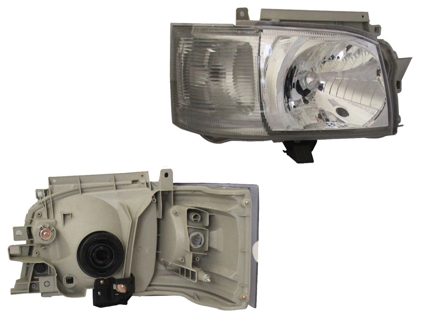 FARO DER F/CROMADO C/CUARTO RAYADO