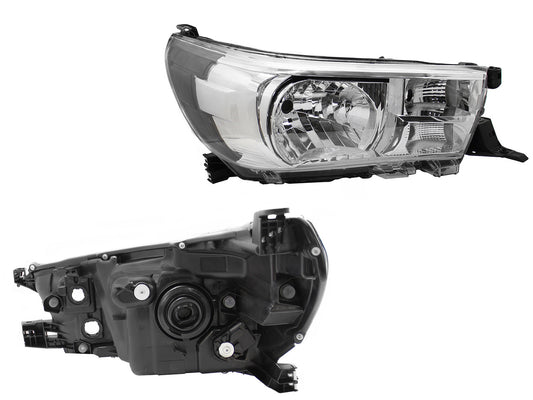 FARO DER F/CROMADO C/MOTOR (SENCILLA 21-24/CHASIS 21-25/DOBLE CABINA BASE 21-25)