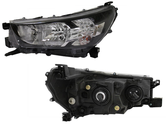 FARO IZQ FONDO CROMADO (DOBLE CABINA)