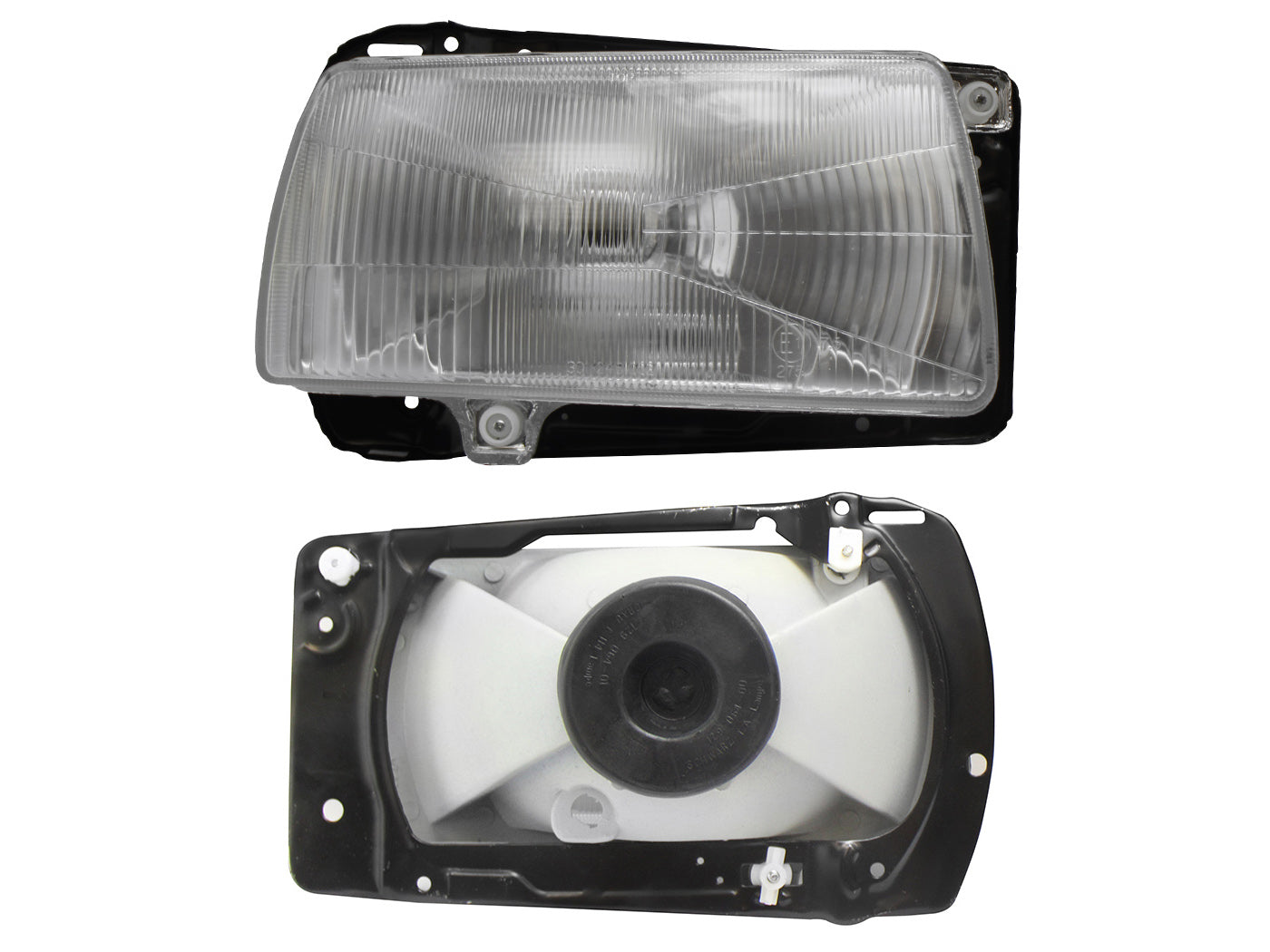 FARO DER F/CROMADO C/BASE METAL VIDRIO RAYADO