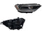 FARO DER F/NEGRO C/LED C/LUPA C/MICA AMBAR (VERSION HIGHLINE-GLI)